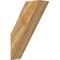 Ekena Millwork 6"W x 16"D x 24"H Traditional Rough Sawn Knee Brace, Western Red Cedar BRC06X16X24TRA00RWR - alternate 1